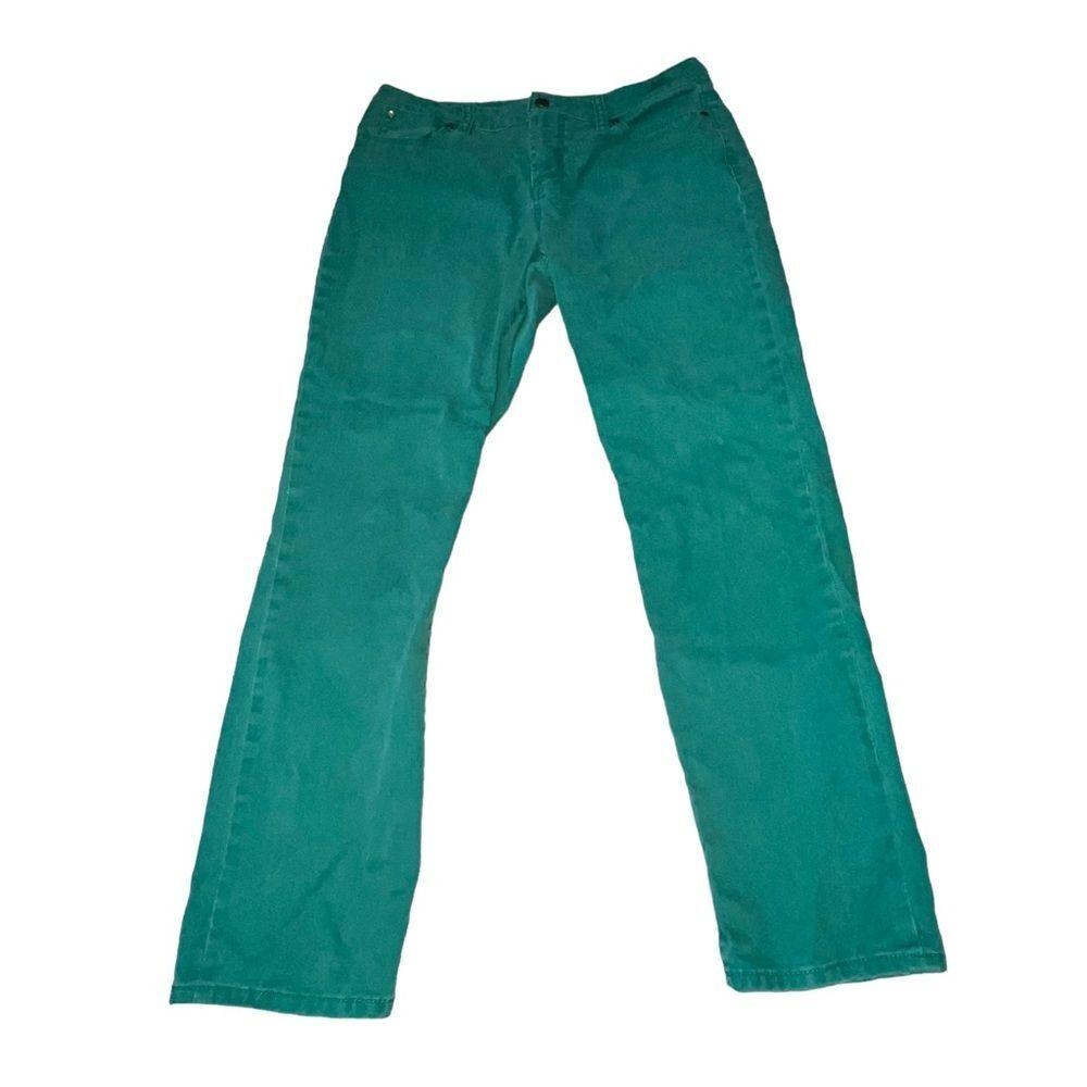 Heritage Slim Ankle Green Jeans
